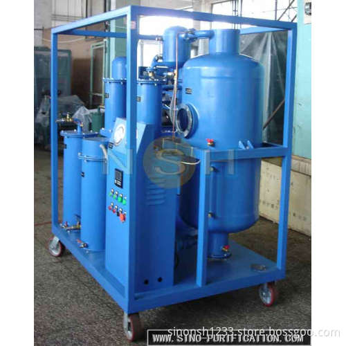 High efficiency vacuum lubricating oil recycling machine